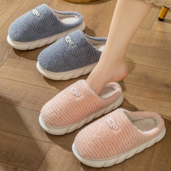 fluff hjemmesko varme hjemmesko vaaleanpunainen 38-39 (sisä 25 cm)