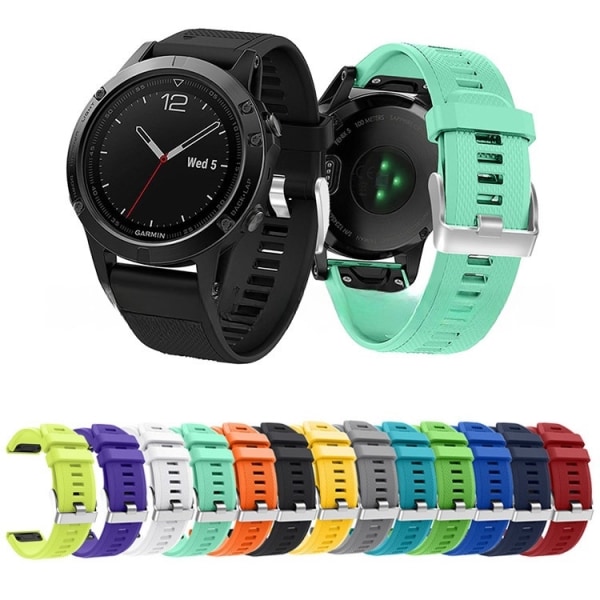 armbånd silikon Garmin Fenix ​​​​7pro/fenix 5/6 instinkt svart