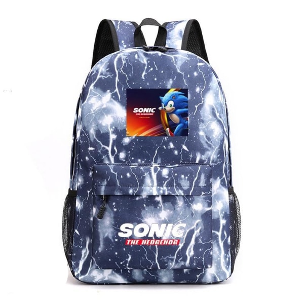 Sonic rygsæk børne rygsække rygsæk 1 stk blink blåt 3