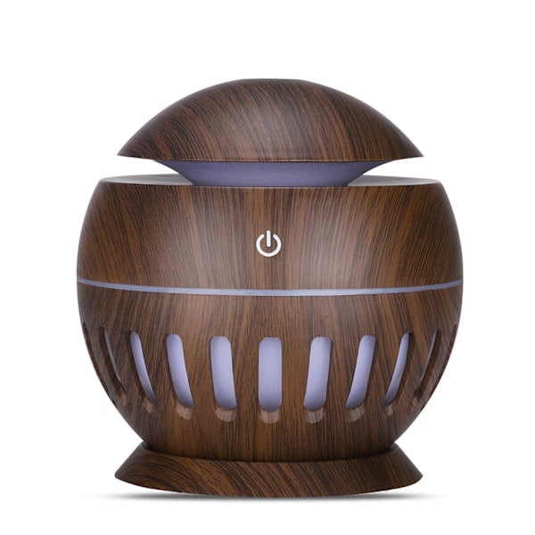 Luftfugter, aroma diffuser med LED lys, 130 ML