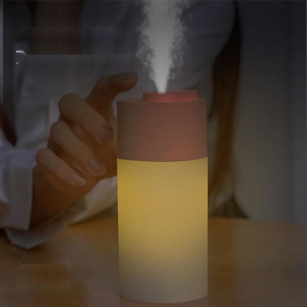 Luftfuktare aroma diffuser humidifier med led-ljus X5 grön