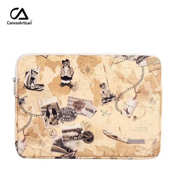 computertaske computertaske / laptoptaske brun 15 tommer