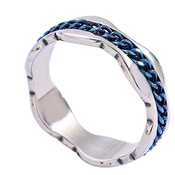 anti-ångest spinner fidget roterande ring ringar Size10/19.8mm