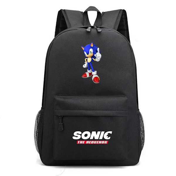 Sonic ryggsekk barneryggsekker ryggsekk 1stk svart 2