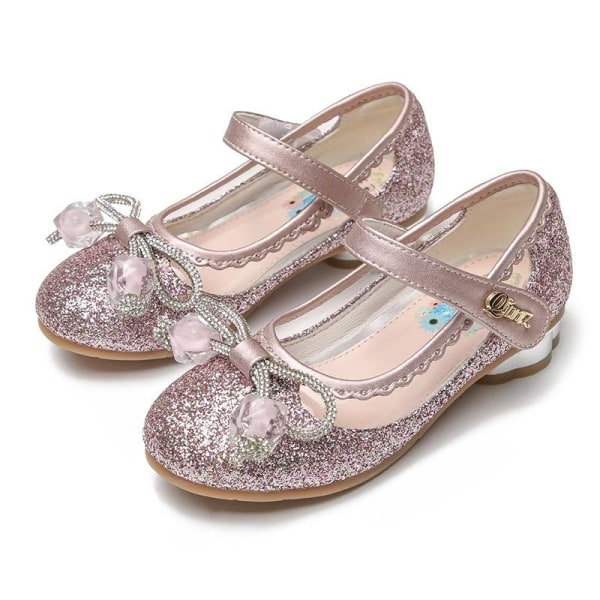 prinsesskor elsa skor barn festskor rosa 20cm / size31