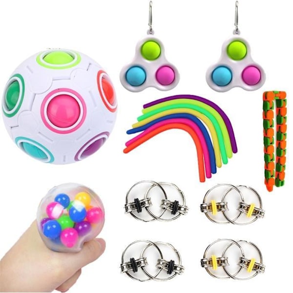 fidget toys pop it stressbollar fidget toys pack/set 16 st