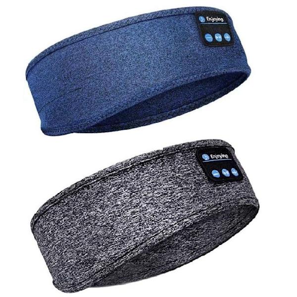 Langattomat kuulokkeet bluetooth 5.0 unikuulokkeet urheilukuulokkeet unikuulokkeet 1kpl sininen＋1kpl harmaa