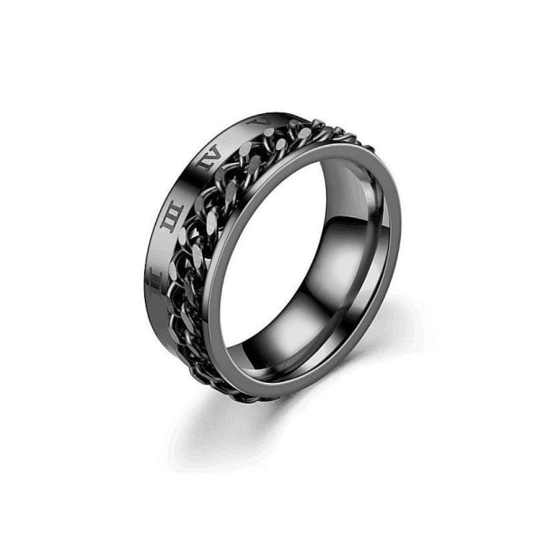 anti-angst spinner fidget roterende ring ringe størrelse 6/16,4 mm