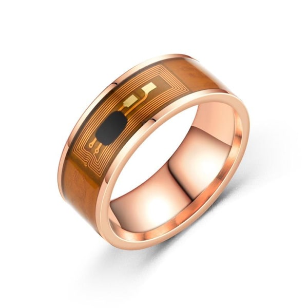 Shuanglong Smart Ring - Vattentät och hållbar Phone Finder Tag m rose gold nfc ssangyong nr 9