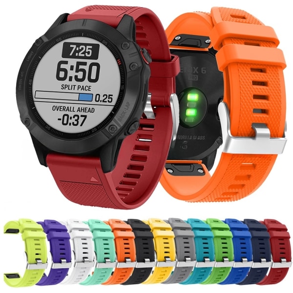 armbånd silikone Garmin Fenix ​​7/6 instinkt sort