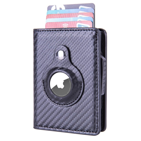airtag plånbok wallet apple airtags korthållare kort kolfiber