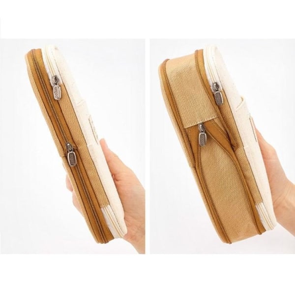 Pennfodral Barn Pennväska Pencil Case Stor Kapacite Fyrkantig Pe Ljusrosa