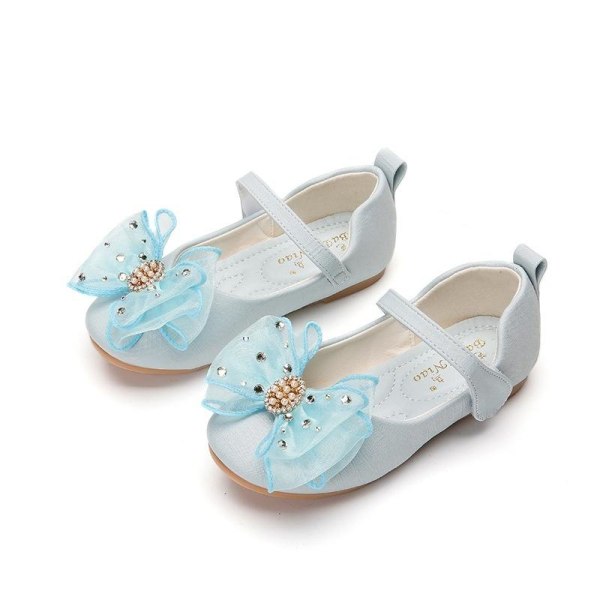 elsa prinsesse sko barn pige med pailletter blå 19,5 cm / størrelse 32