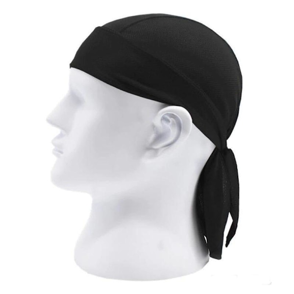 UV-skydd head Bandana för idrott Svart