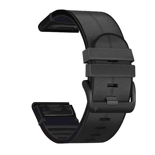 armbånd silikone Garmin Fenix ​​7X/6X/fenix 6/Enduro sort (fenix 7x/6x)