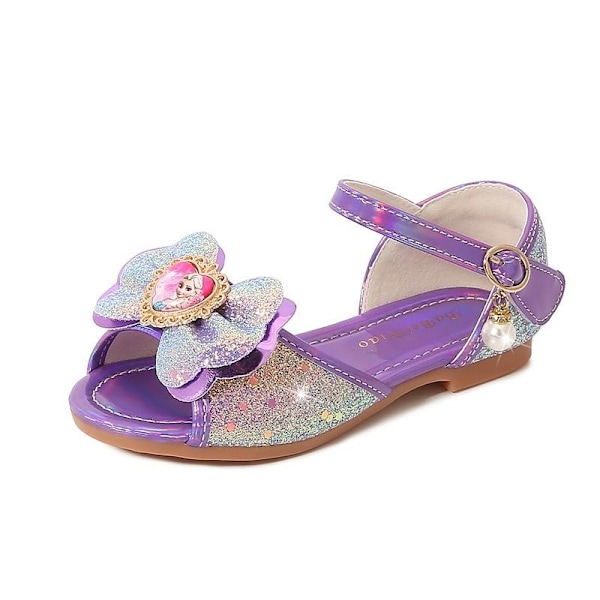 prinsessesko elsa sko børnefestsko lilla 21,5 cm / størrelse 34