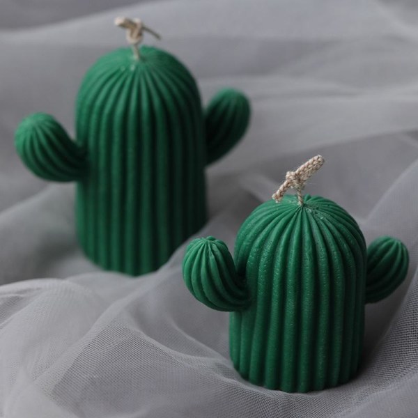 kynttilän muotit sytytä kynttilät tee-se-itse muotit silikonimuotissa mj30 cactus trumpet