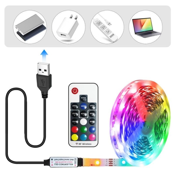 Led Lights Led Lampa Bluetooth Rgb Lights Led Tape Lights Ledlju Stil 8 5 meter