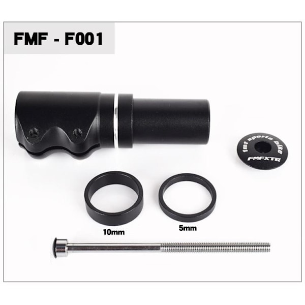 forlenger sykkelstyre sykkelhåndtak forlengelsesbrakett gull 115 mm