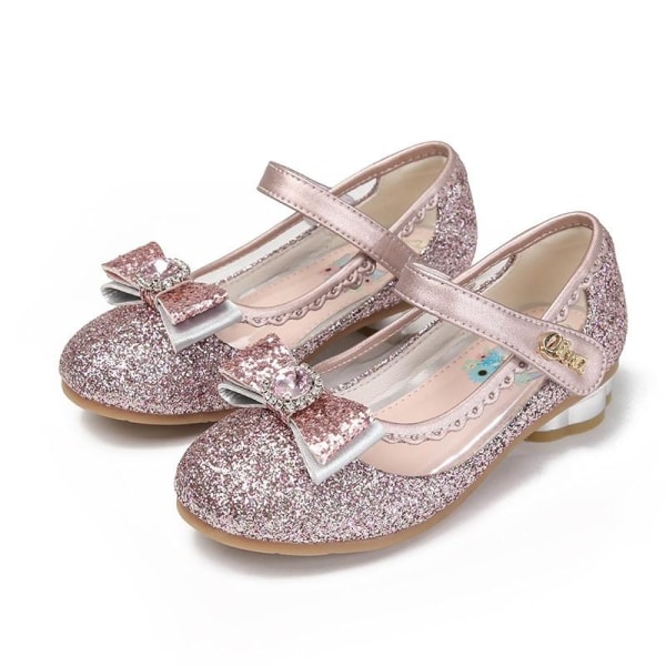 prinsesskor elsa skor barn festskor rosa 18.8cm / size29