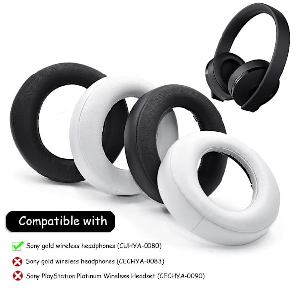 øreputer hodetelefonputer pads for Sony PS4 gold 7.1 CUHYA-0080 grå