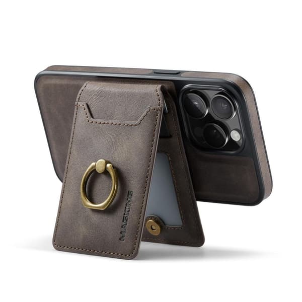 (Til iPhone 16 Pro Max) MagSafe Telefoncover med roterende ring sort