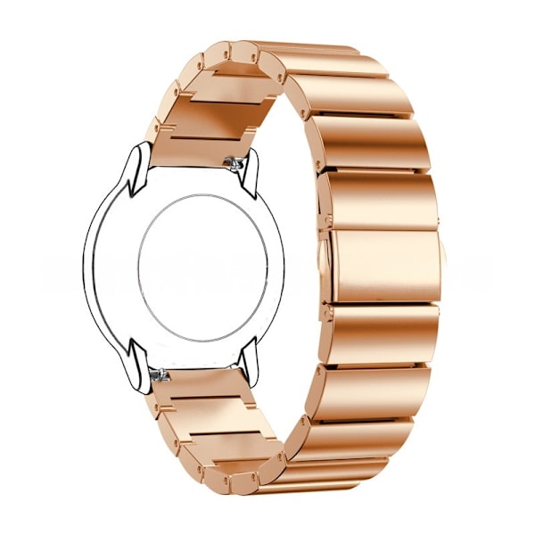 armbånd stål Garmin delete rosa guld 22 mm