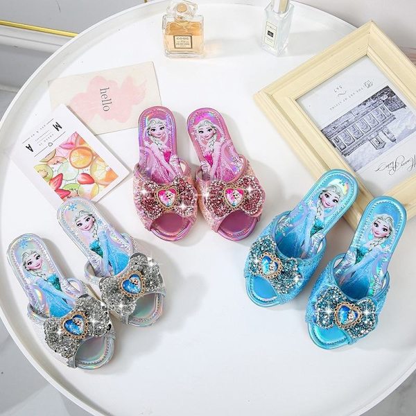 prinsessakengät elsa kengät lasten juhlakengät pinkki 20,5 cm / koko 32