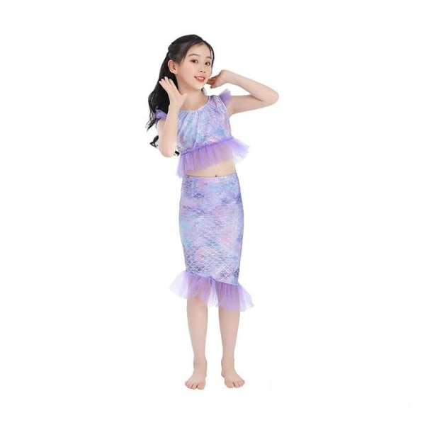 merenneito uimapuku bikinit merenneito tail girl pinkki 150