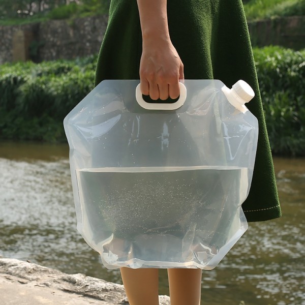 vattendunk plastdunk vattendunk vatten dunkar vattenpåse 5L blå med kran