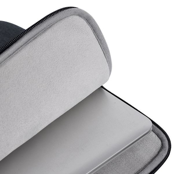 datorväska datorfodral / fodral till laptop bärbar dator mörkgrå 14 tum