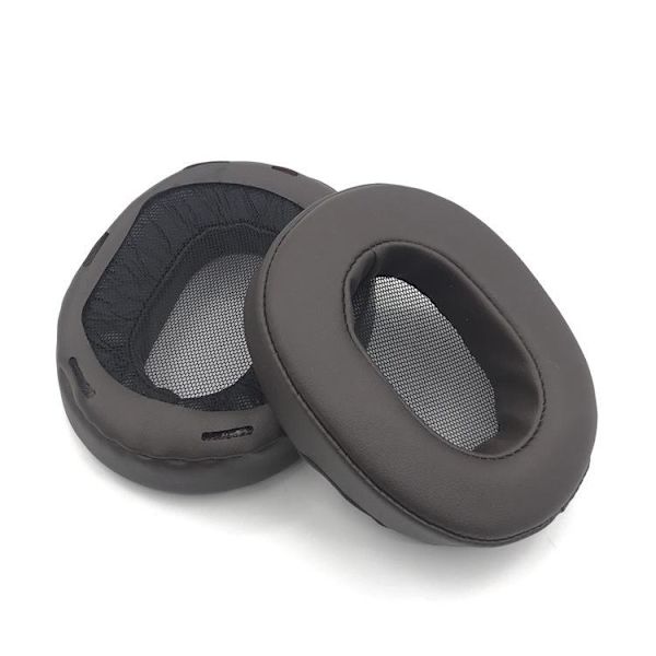 øreputer / hodebåndsputer til Sony MDR-1A 1ADAC 1ABT 1a/1adac brunt proteinskinn