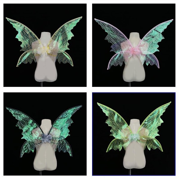 halloween children angel wings butterfly wings guld farvet