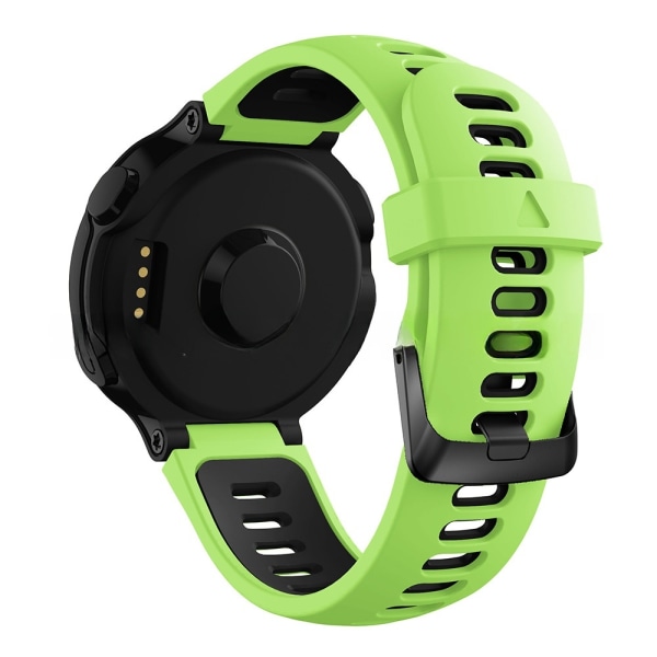 armbånd silikone Garmin Forerunner 735xt/220/230/235/Approach S20 sort/gul