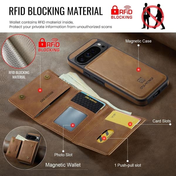 (Til iPhone 12 / iPhone 12 Pro) DG.MING M6 Serien Magnetisk Plå sort