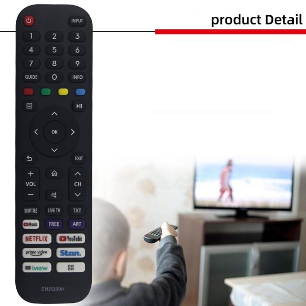 fjärrkontroll ersättning remote för Hisense EN2P EN2Q EN2G EN2B EN2G30H