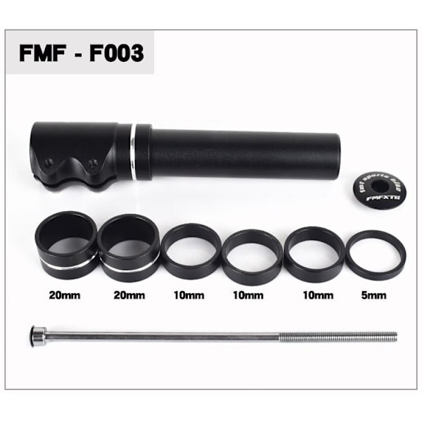 forlenger sykkelstyre sykkelhåndtak forlengelsesbrakett gull 115 mm