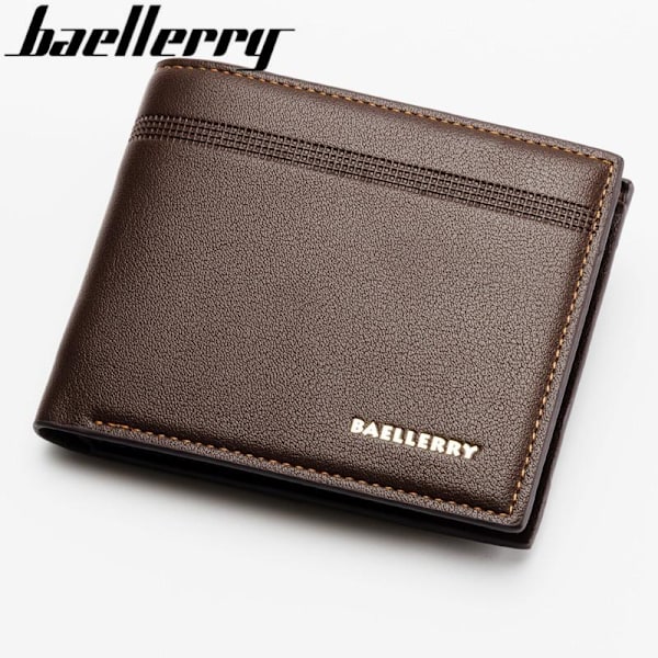 Baellerry herrmode kort stil plånböcker visitkortshållare handvä Kaffe 12.2cm*9.8cm*2.2cm