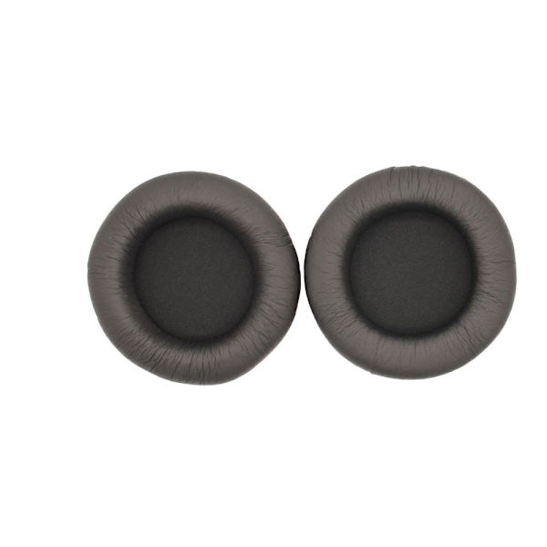öronkuddar kuddar för Audio-Technica 75MM K518 ESW9 ES10 ES7 ESW vit läder
