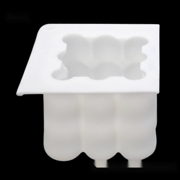 stearinlysformer stearinlys DIY-former silikonform rubiks hvit