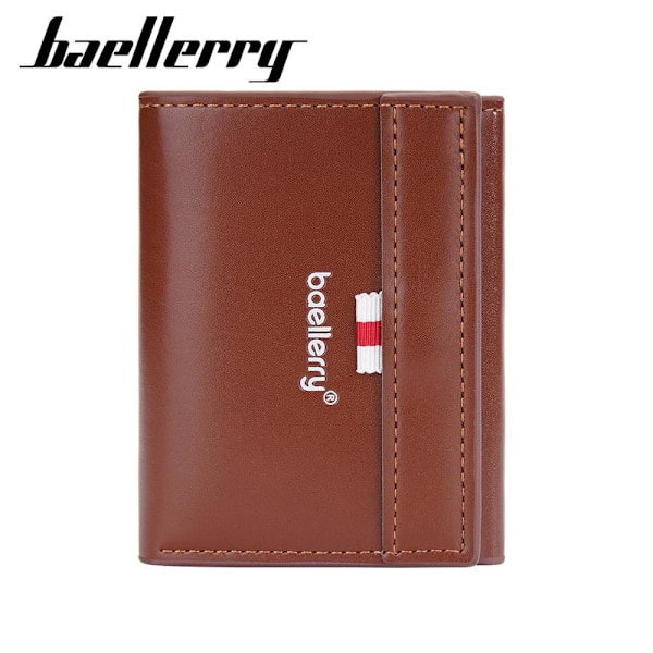 Baellerry RFID Blokering Herrepengepung Slim Trifold Multi Card Sl sort