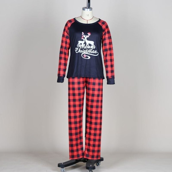 julkläder julpyjamas familj pyjamasbyxor jultröja pyjamas set barn 3-4