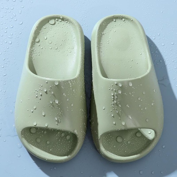 myke tøfler slides sandaler sko fopp tøfler barnas tøfler fopp grønn 200 (innvendig lengde 20 cm)
