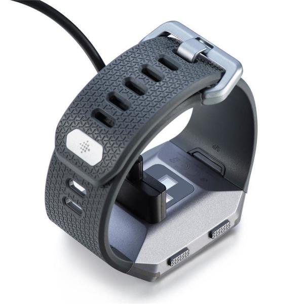 USB-latauskaapeli Fitbit Ionicille Musta 1m