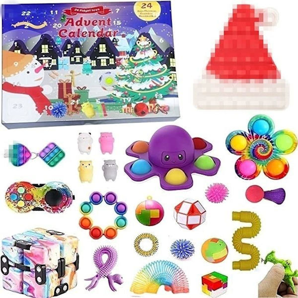 adventskalender julekalender fidget legetøjspakke/sæt