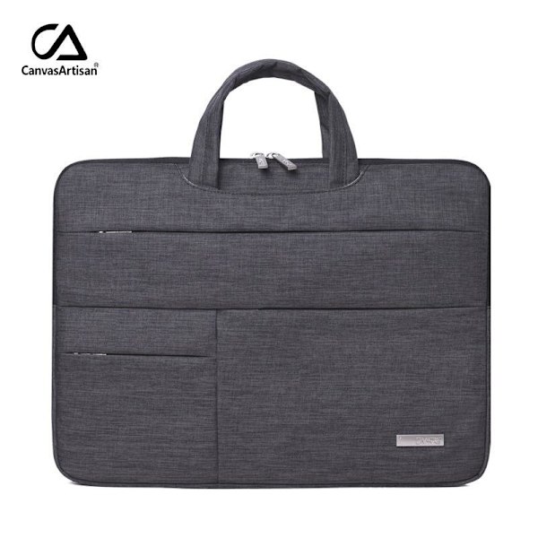 datorväska datorfodral / fodral till laptop bärbar dator ljusgrå 15 tum