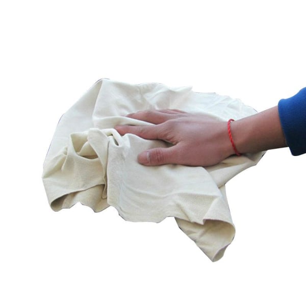 Naturligt vaskeskind, håndklæde til bilvask, 45 * 55 cm
