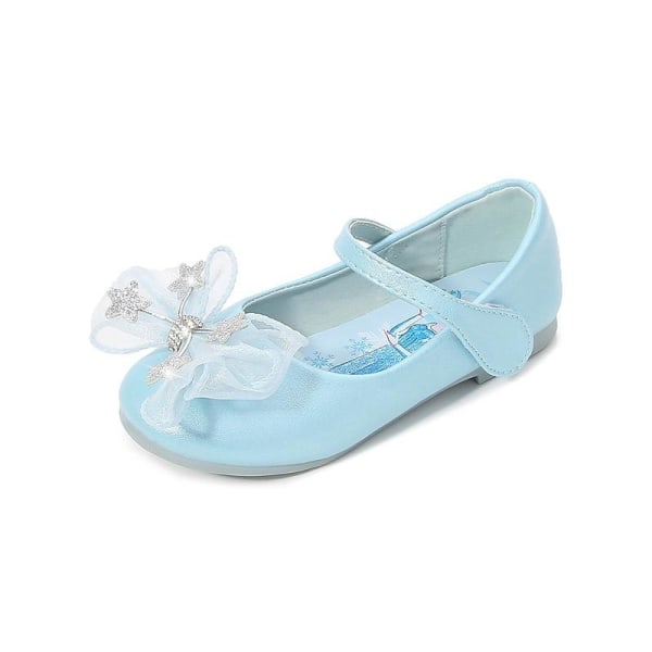 prinsesskor elsa skor barn festskor blå 15.5cm / size24