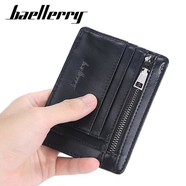 Baellerry Slim RFID-blockerande plånbok för män med flera kortpl kaffe