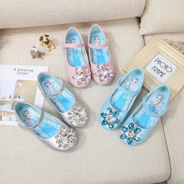 prinsessakengät elsa kengät lasten juhlakengät pinkki 19,5 cm / koko 32
